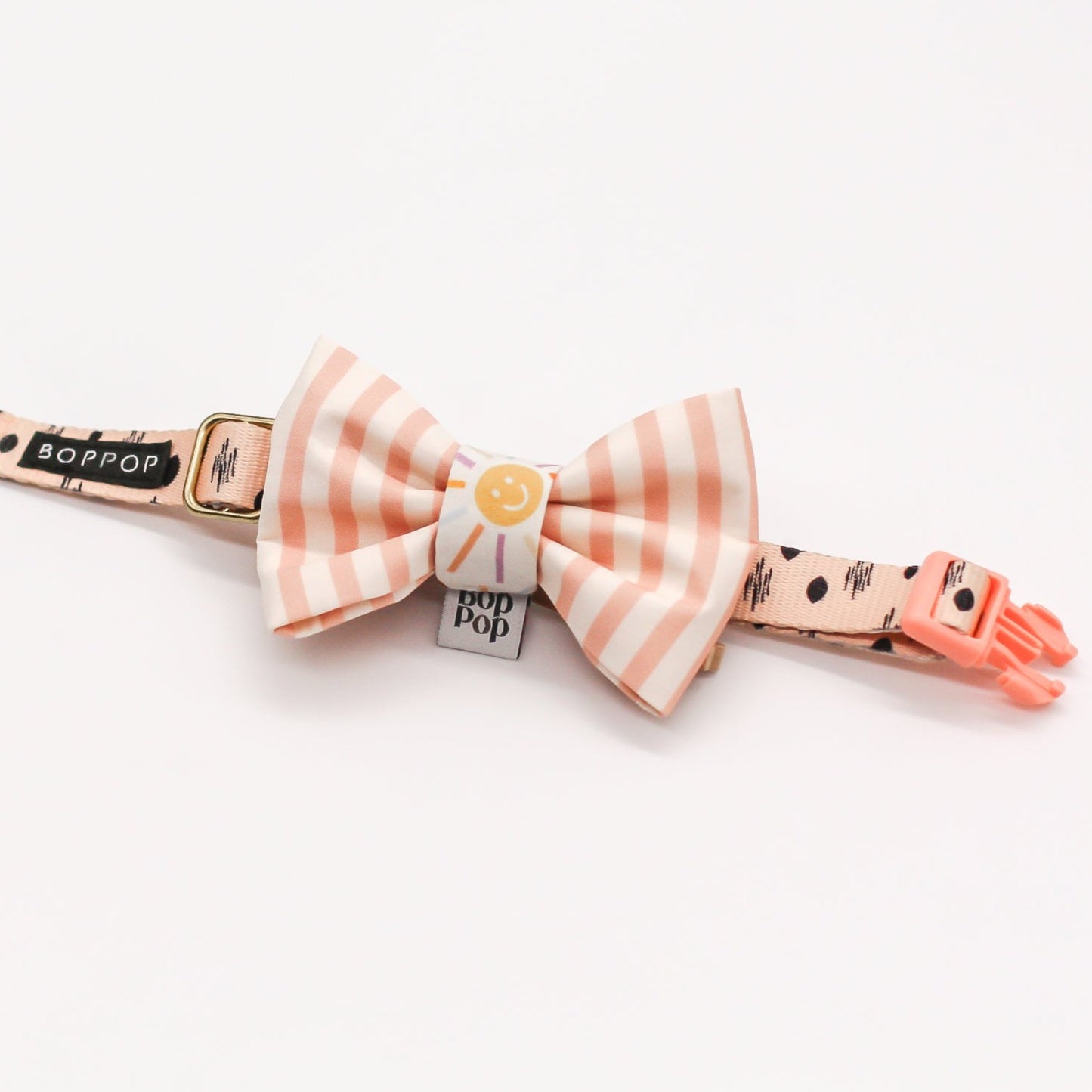 pastel blue peachy pink happy sun with nylon harness bop pop pets accessories structured bow tie dappy preppy pink barbie theme summer easter preppy polo vibes