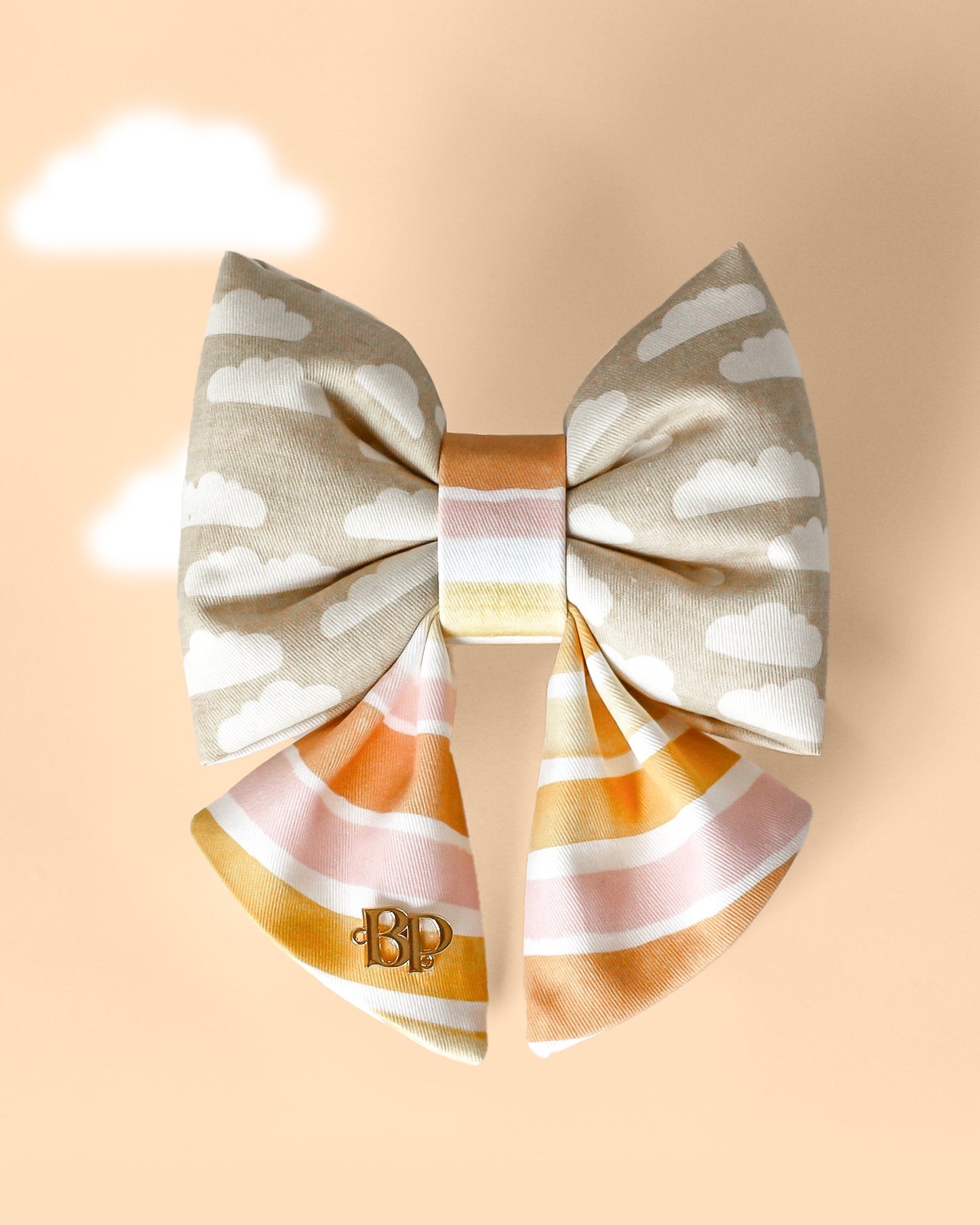Sailor Bow Tan | Clouds in Sunset | NEW!