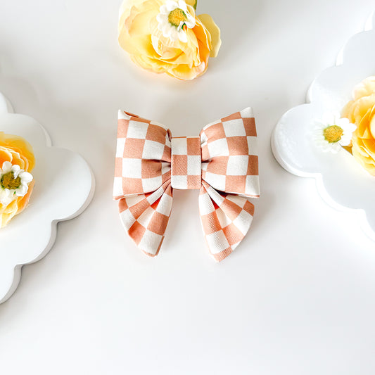 Deluxe Mini Mini Sailor Bows | Checkerboard Series