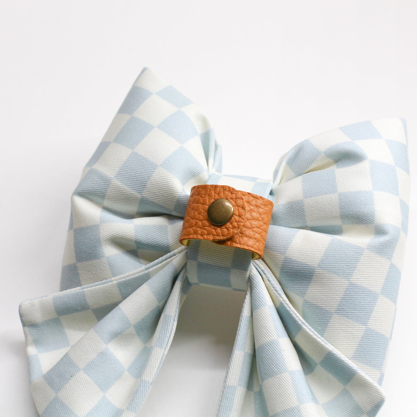 bow tie strap easy snap vegan snap for bow ties on dog harness bop pop pets Dog harness pet accessory tan color