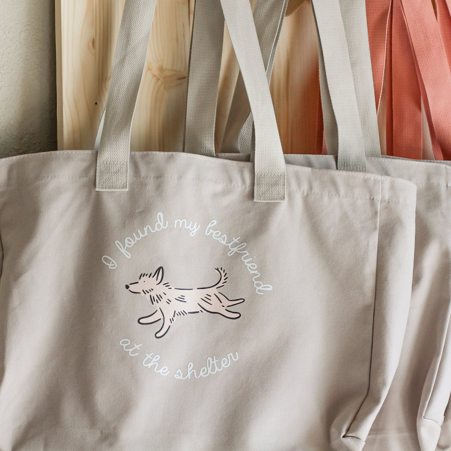 OVERSIZE Canvas Tote Bag | MOCHA