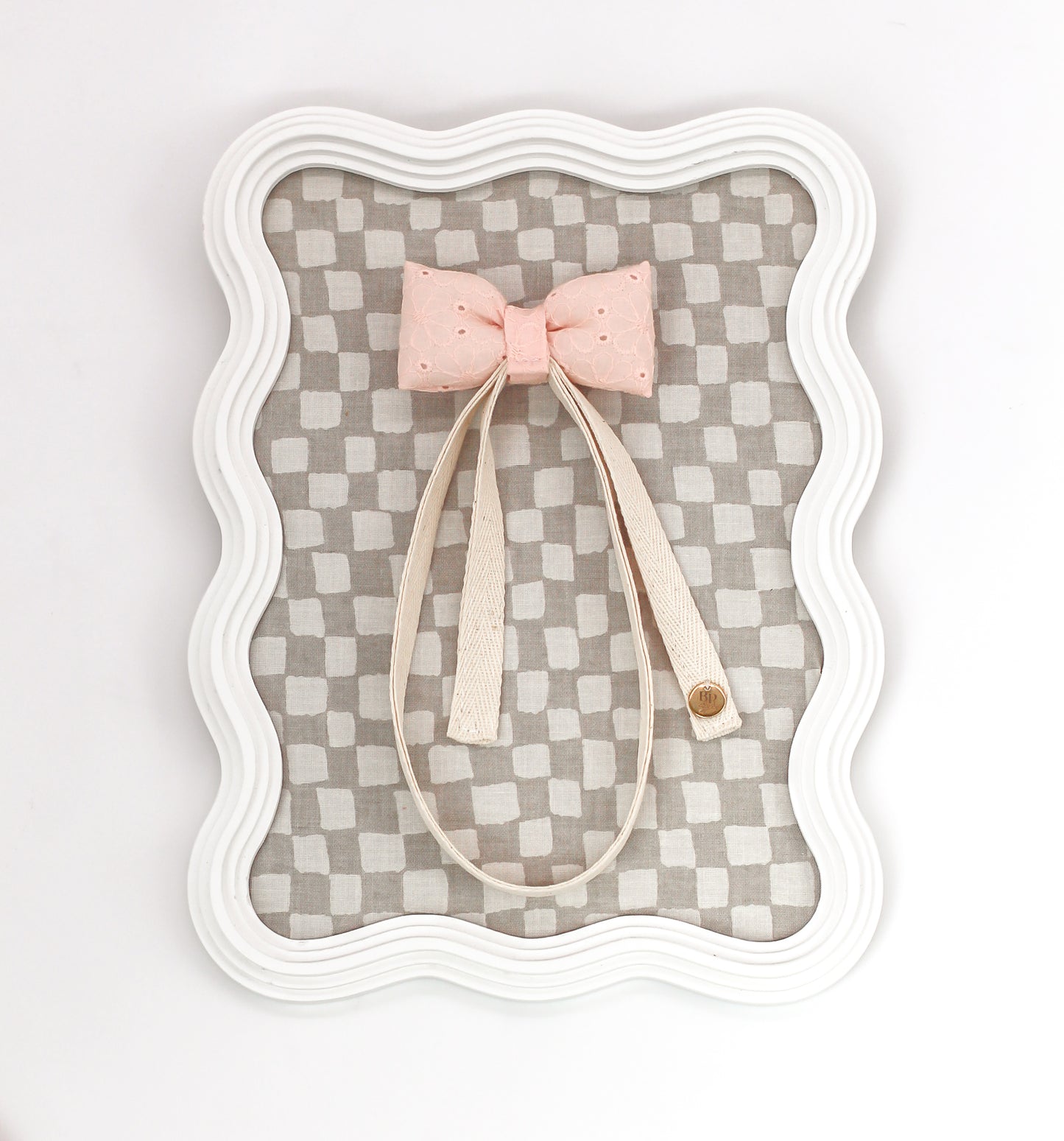 Hair Bow Headband in Blush Pink for Dogs Cats | LILY BOW