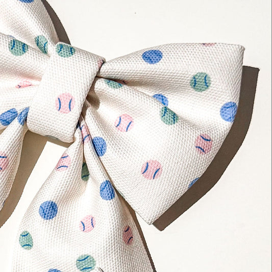 Tennis Ball Sailor Bow