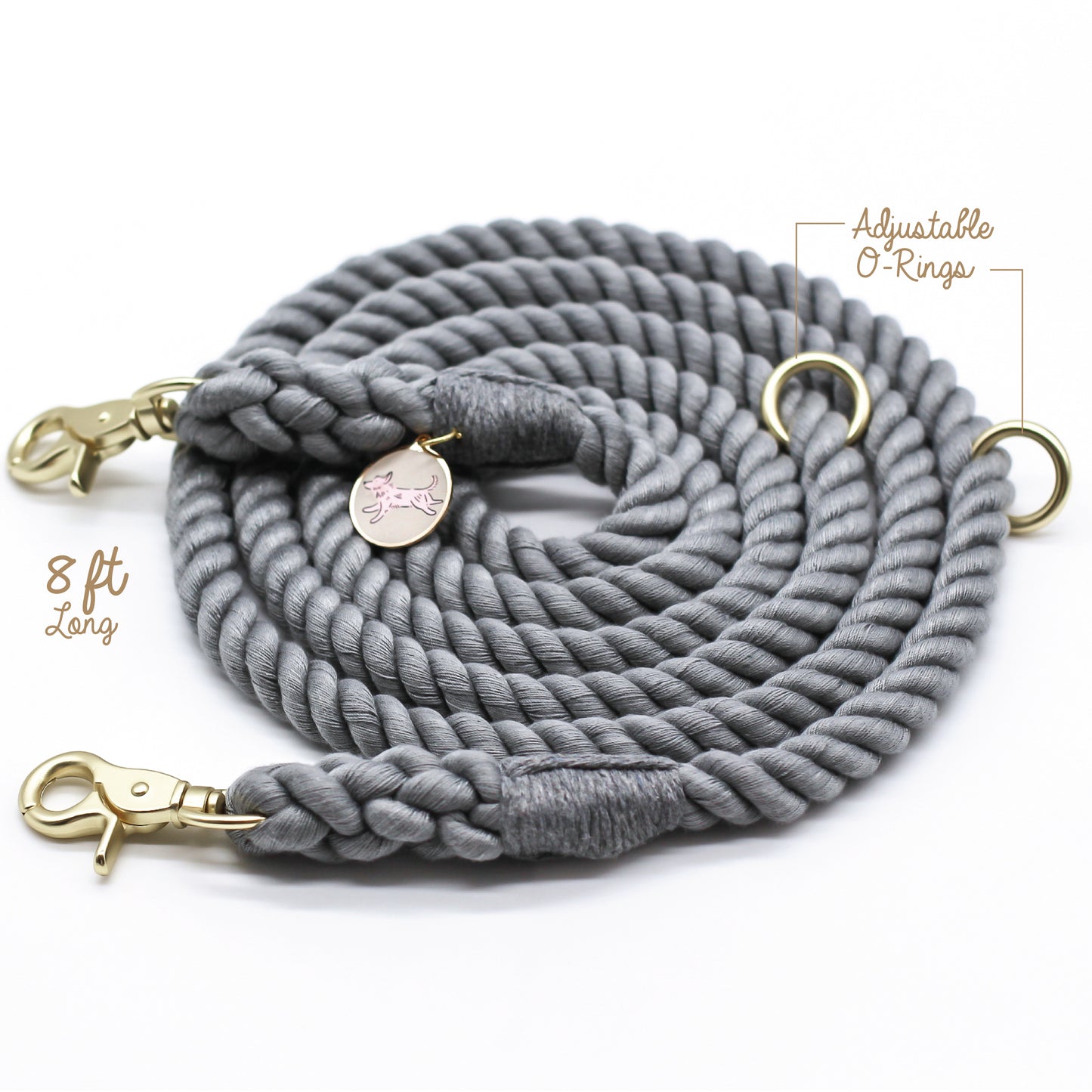 Bluestone Shimmer Hands-Free Rope Leash