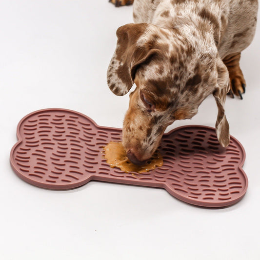 Licking Lick Mat Dogs Cats Enrichment toy pet supply food BPA Silicone Daschund anti-anxiety Bop Pop Pets