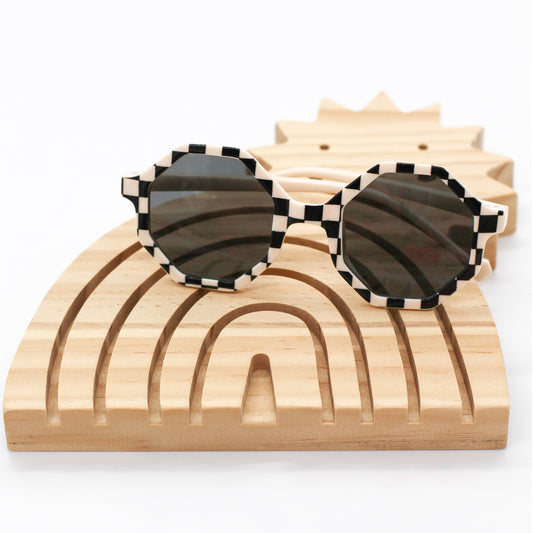 Sunny Day Sunglasses | Mod Checkerboard