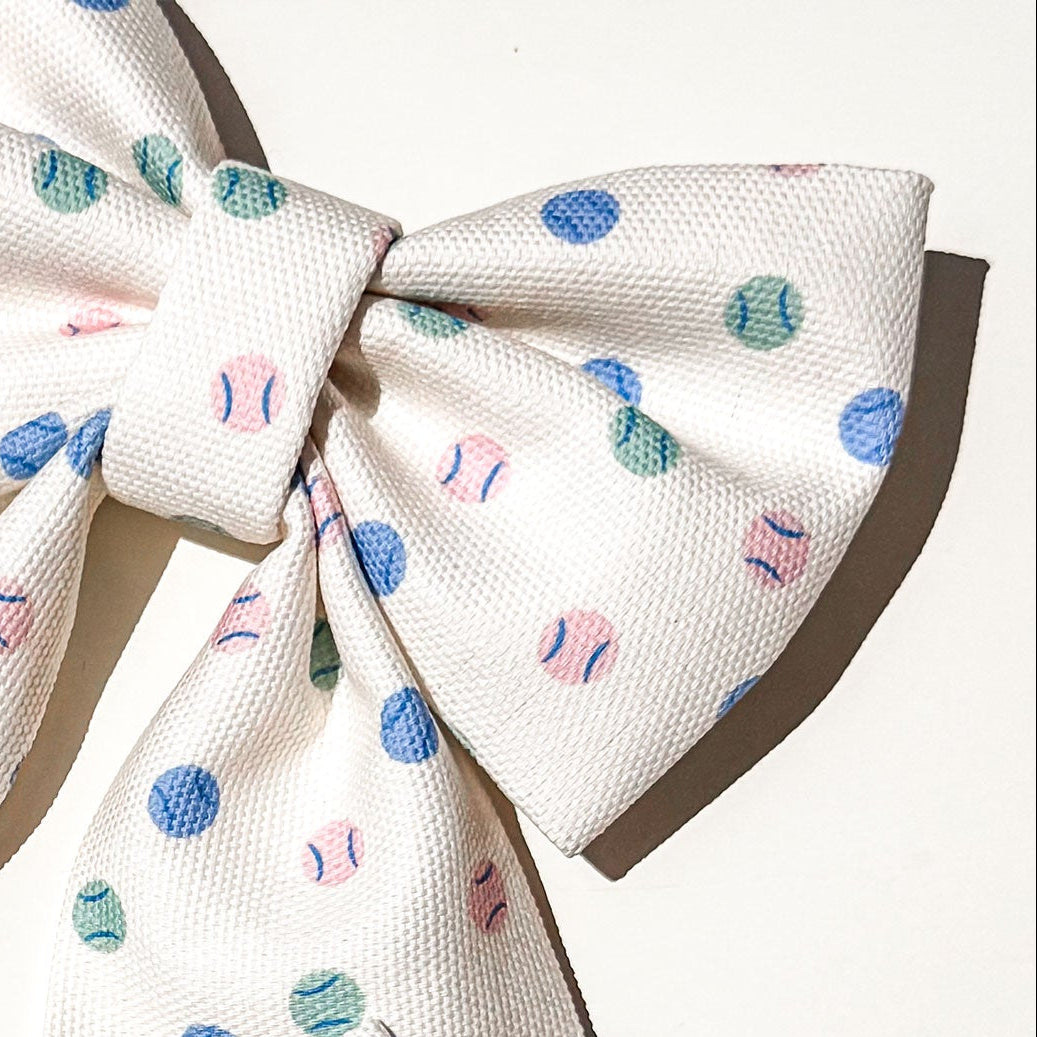 Tennis Ball Sailor Bow |  ON SALE!
