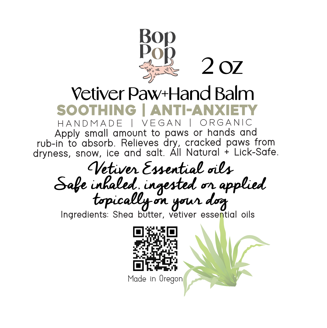 Paw + Hand Balm | Calming Vetiver
